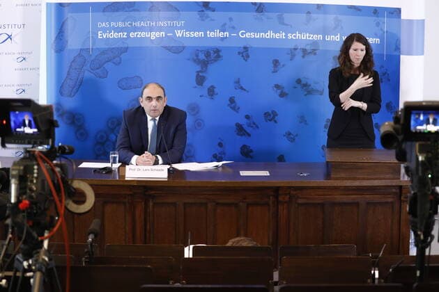 Prof Dr Lars Schaade, Vice President of the Robert Koch Institute in Berlin, Germany, Berlin, Press Briefing of the Robert Koch Institute, 24 04 2020