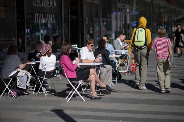 Daily life in Stockholm, Sweden on April 23, 2020, during the coronavirus pandemic STOCKHOLM Sweden x11950x,  Copyright: xALIxLORESTANIx xTTx STOCKHOLM CORONA DAILY LIFE
