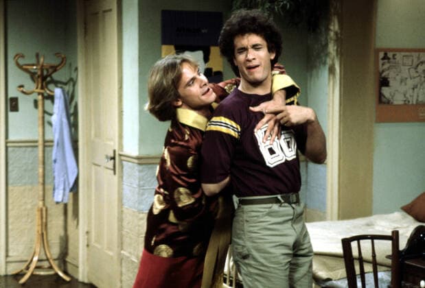 BOSOM BUDDIES, Peter Scolari, Tom Hanks, 1980-1982 Courtesy Everett Collection !ACHTUNG AUFNAHMEDATUM GESCHÃ„TZT! PUBLICATIONXNOTxINxCANxCHNxFRAxITAxJPNxNORxPOLxRUSxESPxUKxUSA Copyright: xCourtesyxEverettxCollectionx TSDBOBU EC022