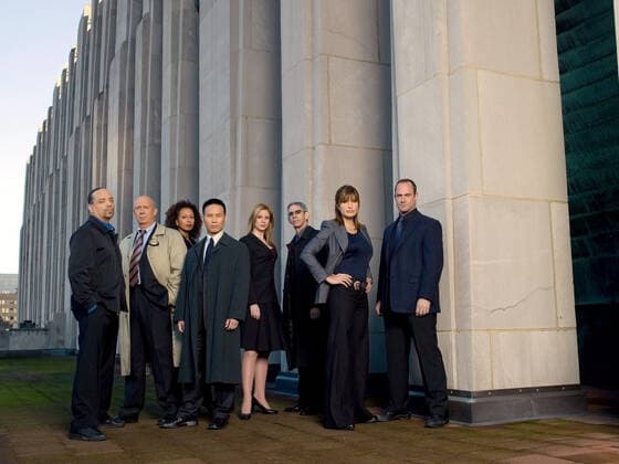 LAW & ORDER: SPECIAL VICTIMS UNIT: Ice-T, Dann Florek, Tamara Tunie, B.D. Wong, Diane Neal, Richard Belzer, Mariska Hargitay, Christopher Meloni, (Season 8), 1999-,. Photo: Virginia Sherwood NBC Courtesy Everett Collection NBC Courtesy Everett Collection !ACHTUNG AUFNAHMEDATUM GESCHÃ„TZT! PUBLICATIONXNOTxINxCANxCHNxFRAxITAxJPNxNORxPOLxRUSxESPxUKxUSA Copyright: xNBC CourtesyxEverettxCollectionx TCDLAAN EC342