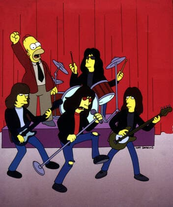 THE SIMPSONS, Homer Simpson, The Ramones, 1989-. TM and Copyright 20th Century Fox Film Corp. All rights reserved. Courtesy: Everett Collection 20thCentFox Courtesy Everett Collection !ACHTUNG AUFNAHMEDATUM GESCHÃ„TZT! PUBLICATIONXNOTxINxCANxCHNxFRAxITAxJPNxNORxPOLxRUSxESPxUKxUSA Copyright: x20thCentFox CourtesyxEverettxCollectionx TSDSIMP EC025