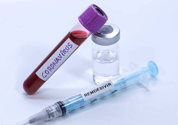 SOROCABA, SP - 03.05.2020: REMDESIVIR É NOVA ESPERANÇA PRA COVID19 - Conceptual photo of the antiviral remdesivir (GS-5734), a drug that originally treats hepatitis and common respiratory viruses. The American Food and Drug Administration (FDA) recently issued a temporary emergency approval to remdesivir it as treatment for critically ill patients with COVID-19 (new coronavirus). x1909644x  CaduxRolim