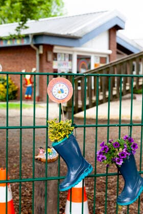 closed day care center day care center St Antonius Rubber boots Corona Pandemic Coronavirus COVID 19 Pandemic COVID 19 Corona crisis Covid 19 SARS CoV 2 Benteler NRW North Rhine-Westphalia Germany Germany Copyright: xBenediktxBrüggenthiesx