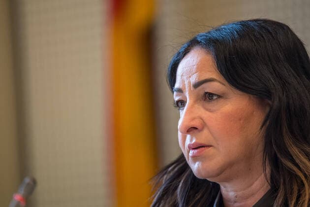 Berlin State Politics Health Committee Meeting of the Committee for Health, Care and Equality of the Berlin House of Representatives on Monday, May 4, 2020 The agenda included the issues of coping with the corona crisis and domestic violence during the corona crisis In picture Health Senator Dilek Kalayci SPD 4 5 2020, Berlin