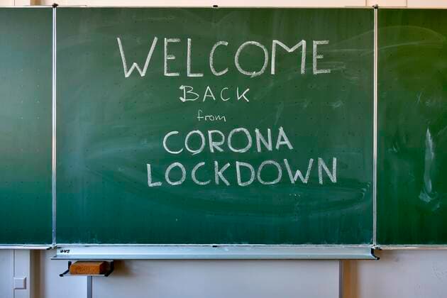 School restarts after Corona Lockdown, empty classroom, Germany, Europe Copyright: imageBROKER/MichaelxWeber iblimw05660953.jpg
