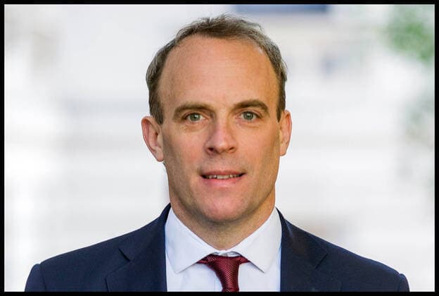 . 05 05 2020. London, United Kingdom. Coronavirus Briefing In Downing Street. Dominic Raab - Secretary of State for Foreign and Commonwealth Affairs, First Secretary of State arrives in Downing Street ahead of Covid-19 Cobra briefing.  xMartynxWheatleyx xi-Imagesx IIM-21094-0001
