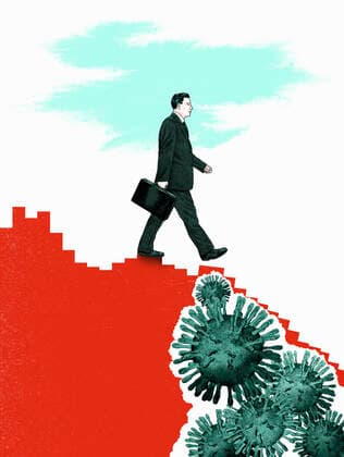 Decline in business due to coronavirus  Copyright: xThomasxKuhlenbeckx 12140071