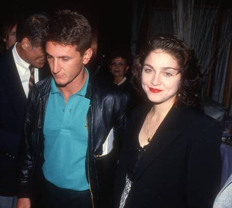 Sean Penn, Madonna, 1990. Photo By John Barrett PHOTOlink Everett Collection (Sean Penn Madonna2648) For usage credit please use; Photo by Adam Scull-PHOTOlink.net PUBLICATIONXNOTxINxCANxCHNxFRAxITAxJPNxNORxPOLxRUSxESPxUKxUSA Copyright: xPHOTOlink CourtesyxEverettxCollectionx ASCA022 F4739