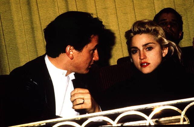 1 Madonna mit Sean Penn, Portrait 87, Sängerin, Pop, Musik, Künstlerin, Golden Globe 97 für Evita , Schauspielerin, Film, TV, *** 1 Madonna with Sean Penn, portrait 87, singer, pop, music, artist, Golden Globe 97 for Evita, actress, film, TV, Copyright: xHeinrichx BriganiArt_00006824_00006824