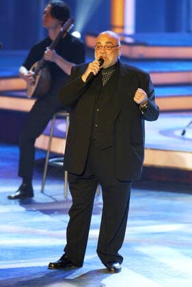 1108 Demis Roussos bei der vom ZDF und ORF ausgestrahlten Sendung Willkommen bei Carmen Nebel in der Messenhalle in Dornbirn Austria am 11.11.2011 mit dabei Bitte Fotovermerk: G.Hofer Dornbirn Tirol Oesterreich, Austria *** 1108 Demis Roussos at the programme Welcome to Carmen Nebel in the exhibition hall in Dornbirn Austria on 11 11 2011, broadcasted by ZDF and ORF Please include photo note G Hofer Dornbirn Tirol Austria Copyright: xPOP-EYE H_Ursx 10006851_ZDF_Show__1145a