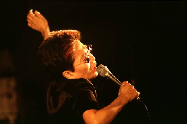 27 Loft, live: Yoko Ono, Musik, voc, Rock, Band IMA mit Sohn Sean Ono-Lennon, Witwe von John Lennon, Kunst, Performance, *** 27 Loft, live Yoko Ono, music, voc, rock, band IMA with son Sean Ono Lennon, widow of John Lennon, art, performance, Copyright: xPOP-EYE Morlokx 00000973_00000973
