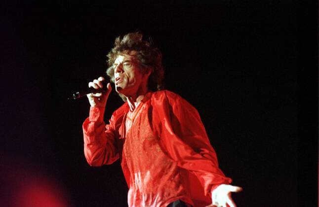 27 Concert 98 Rolling Stones, singer Mick Jagger voc , final concert of the Bridges To Babylon tour at the Waldbühne, rock, rock band, rock veterans, music, Copyright: xPOP-EYE Morlokx 00015691_00015691
