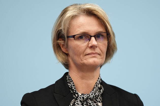 Anja Karliczek at a press conference on the current status of the treatment of Corona Virus Covid 19 and the national network of university medicine at the Federal Ministry of Education and Research Berlin, 19 05 2020 Foto:xJ.xKrickx xFuturexImage