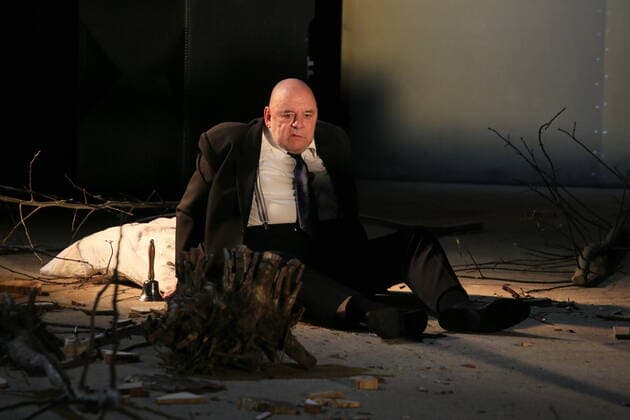 121 Pelleas und Melisande, Hendrik Arnst als Arkel, Volksbuehne Berlin, inszeniert von David Marton, Premiere am 14.01.2015, Fotoprobe am 13.01.2015 Berlin Deutschland, Germany *** 121 Pelleas and Melisande, Hendrik Arnst as Arkel, Volksbuehne Berlin, staged by David Marton, premiere on 14 01 2015, photo rehearsal on 13 01 2015 Berlin Germany, Germany Copyright: xPOP-EYE ChristinaxKratschx 10006202_Melisande_0463