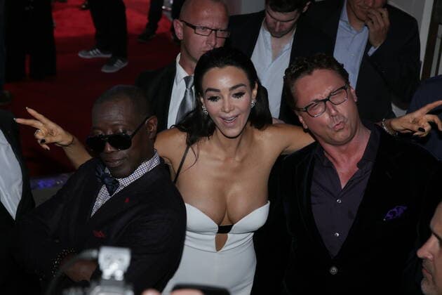 121 Wesley Snipes, Verona Pooth, Bernhard Fritsch auf dem Roten Teppich zur Bertelsmann Party 2016, 08.09.2016, Berlin Berlin Deutschland, Germany *** 121 Wesley Snipes, Verona Pooth, Bernhard Fritsch on the red carpet at the Bertelsmann Party 2016, 08 09 2016, Berlin Berlin Germany, Germany Copyright: xPOP-EYE ChristinaxKratschx 10054667_Bertelsmann_2884