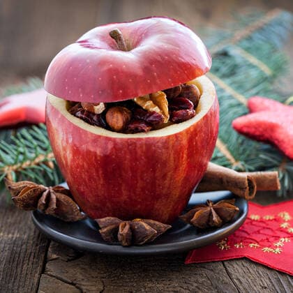 weihnachtlich,bratapfel *** christmas,baked apple mc1-hnz