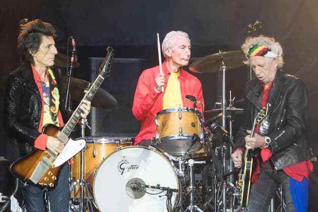 19 The Rolling Stones, Guitarist Ron Wood, Drummer Charlie Watts, Guitarist Keith Richards live on No Filter Tour in the Berlin Olympic Stadium on 22 06 2018 Rock, Blues, Bluesrock, Rockband, Music Berlin Germany, Germany Copyright: xPOP-EYEx xBenxKriemannx 10099613_RollingStones_9468