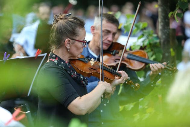 PXL_Concert in the Zoo Zagreb 23.05.2020., Zagreb, Croatia - Concert of the Zagreb Philharmonic Orchestra held at the Zagreb Zoo on Swan Island. The Zoo and the Philharmonic join this collaboration in celebrating the Day of the City of Zagreb. EmicaxElvedji PIXSELL