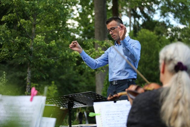 PXL_Concert in the Zoo Zagreb 23.05.2020., Zagreb, Croatia - Concert of the Zagreb Philharmonic Orchestra held at the Zagreb Zoo on Swan Island. The Zoo and the Philharmonic join this collaboration in celebrating the Day of the City of Zagreb. EmicaxElvedji PIXSELL