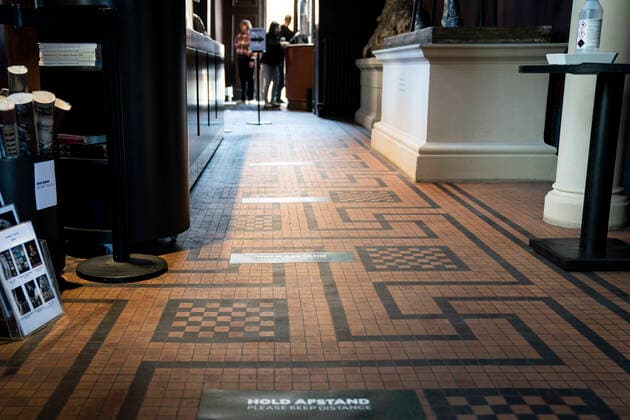 Thorvaldsens Museum reopens in Copenhagen, Tuesday 26 May 2020 Thorvaldsens Museum reopens after coronation, Copenhagen Denmark,  Copyright: RitzauxScanpix NielsxChristianxVilmannx COP103 spdk20200526-111947-L