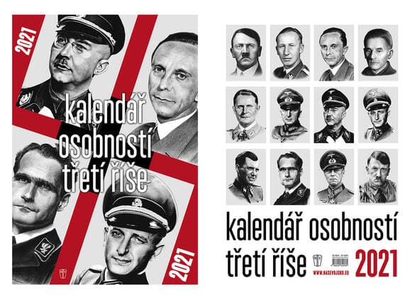 The chairman of the Holocaust Victims Fund, Michal Klima, has filed a criminal complaint against the publication of a calendar featuring Nazi leaders (pictured) by the Nase vojsko publishers. The Israeli and German ambassadors to Prague also criticised the calendar in Prague, Czech Republic, May 26, 2020. (CTKxPhoto MilosxRuml) CTKPhotoF202005270130001