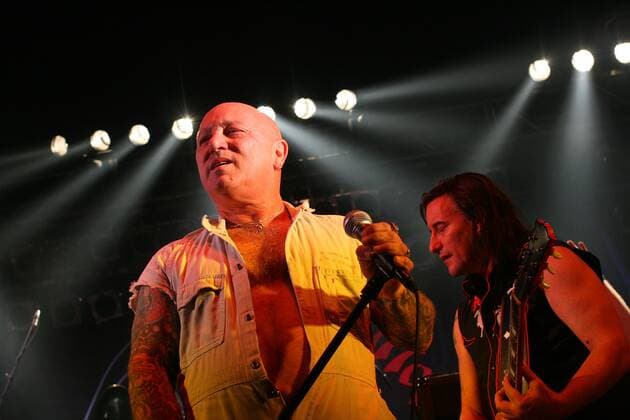 8 Concert Rose Tattoo, singer Angry Anderson vocals, Mick Cocks guitar, in Berlin Huxleys New World, Huxley s, Hard Rock, Rock, Singer, Music, Berlin Germany, Germany Copyright: xBRIGANI-ART Bartillax 00121883_00121883