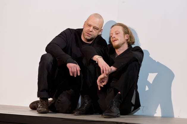 94 Theater: PHAEDRA, THERAMENES Robert Gallinowski und HIPPOLYTOS Jakob Diehl im Renaissance Theater in Berlin am 29.01.2013, Premiere am 30.01.2013. Regie und Buehne Torsten Fischer, Berlin Deutschland, Germany *** 94 Theater PHAEDRA, THERAMENES Robert Gallinowski and HIPPOLYTOS Jakob Diehl at the Renaissance Theater in Berlin on 29 01 2013, premiere on 30 01 2013 Director and Stage Manager Torsten Fischer, Berlin Germany, Germany Copyright: xPOP-EYE sinisseyx 00290823_00290823