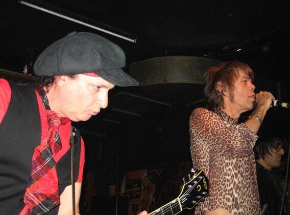 1 concert New York Dolls, f l Sylvain Sylvain guitarist, singer David Johansen, in the Berlin Sage Club, Glamrock, Protopunk, Rock, Punk, Music, Berlin Germany, Germany Copyright: xBRIGANI-ART HEINRICHx 00194906_00194906