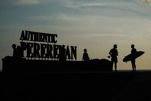 June 2, 2020, Badung, Bali, Indonesia: Silhouette of foreign tourists activities during sunset time at Pererenan Beach, Bali, Indonesia. Bali start reopen tourism industry gradually to welcome new normal Covid-19 Coronavirus phase. Badung Indonesia - ZUMAb245 20200602_zip_b245_002 Copyright: xDickyxBisinglasix