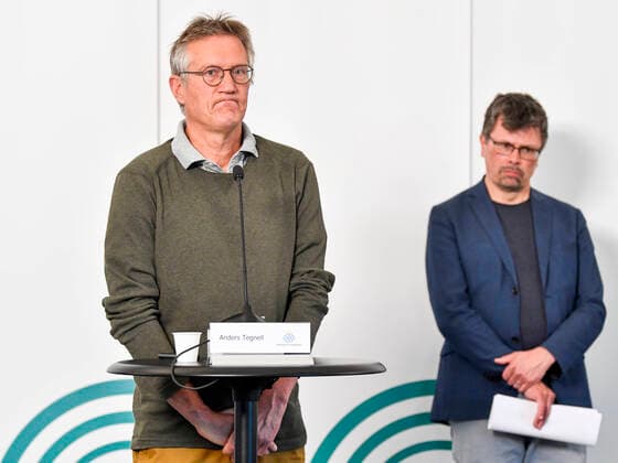 State epidemiologist Anders Tegnell of the Public Health Agency of Sweden listens during a news conference on a daily update on the coronavirus Covid 19 situation, in Stockholm, Sweden, on June 3, 2020 STOCKHOLM SVERIGE x10040x,  Copyright: xAndersxWiklund TTx SWEDWN CORONA VIRUS