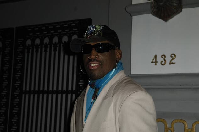 January 19, 2014, Miami Beach, Florida, United States Of America: MIAMI BEACH, FL - JANUARY 19: (EXCLUSIVE COVERAGE) Dennis Rodman enters rehab for alcohol addiction treatment following drunken TV appearance in North Korea on January 19, 2014 in Miami, Florida...People: Dennis Rodman. Miami Beach United States Of America - ZUMAn287 20140119_zaa_n287_022 Copyright: xSMGx