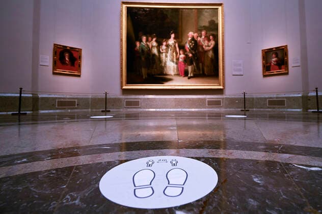 On Saturday 06 06 the Museo del Prado will reopen after temporary closure due to the Corona Regulation, taking into account hygiene and spacing rules, on a quarter of its exhibition space with reduced capacity and around 250 of its most representative works Madrid, 04 06 2020 Prado Museum  Foto:xDyDxFotografosx xFuturexImage
