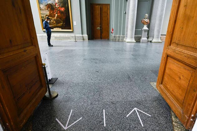 On Saturday 06 06 the Museo del Prado will reopen after temporary closure due to the Corona Regulation, taking into account hygiene and spacing rules, on a quarter of its exhibition space with reduced capacity and around 250 of its most representative works Madrid, 04 06 2020 Prado Museum  Foto:xDyDxFotografosx xFuturexImage