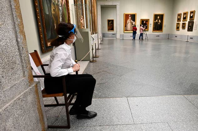 On Saturday 06 06 the Museo del Prado will reopen after temporary closure due to the Corona Regulation, taking into account hygiene and spacing rules, on a quarter of its exhibition space with reduced capacity and around 250 of its most representative works Madrid, 04 06 2020 Prado Museum  Foto:xDyDxFotografosx xFuturexImage