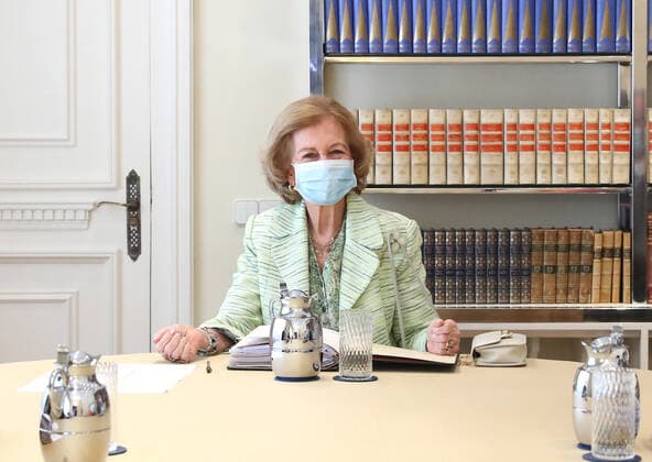 Bilder des Jahres 2020, Entertainment 06 Juni Entertainment Themen der Woche KW23 Entertainment Bilder des Tages 05-06-2020 Queen Sofia attended a meeting of the Board of Trustees Reina Sofia­a-Foundation at Zarzuela palace in Madrid, Spain.  Copyright: xPPEx