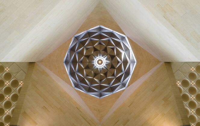 The roof of the Islamic Art Museum.  165757725909057552