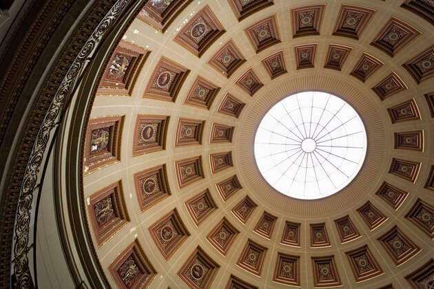 Museum Island.Altes Museum.cupola of the principal lobby, inspired by the Pantheon of Rome.Berlin. Germany Berlin Berlin Germany Copyright: xLucasxVallecillosx xVWPicsx LVM-Ber130-Altes Museum