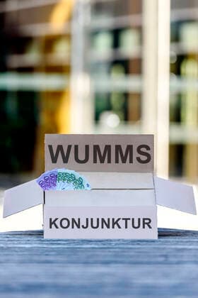 Cabinet approves economic stimulus package because of the Corona crisis Quote Olaf Scholz We want to get out of the crisis with Wumms Foto:xD.xAnoraganingrumx xFuturexImage