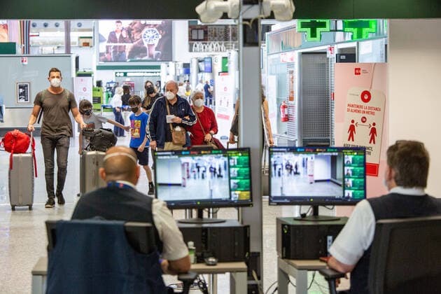 Milan, Coronavirus phase 3 emergency, first day of reopening of Terminal 1 Malpensa Airport. Slow motion restart for Malpensa (Massimo Alberico Fotogramma, - 2020-06-15) p.s. la foto e utilizzabile nel rispetto del contesto in cui e stata scattata, e senza intento diffamatorio del decoro delle persone rappresentate  Copyright: xMassimoxAlbericox xFOTOGRAMMAx