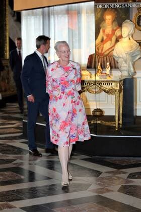 16-06-2020 Denmark Queen Margrethe and Princess Mary and Prince Frederik attending the opening of the exhibition The Queen s Faces The Knight’s Hall and the portrait revelation at the National History museum at Frederiksborg palace in Hillerod, Denmark. The exhibition presents a multifaceted portrait of HM Queen Margrethe and her time. It provides an introduction to the Queen’s upbringing, her various roles as ruler and head of state, and the Queen’s personal interests, particularly in the fields of art and science.  Copyright: xxPPE Hildebrandtx
