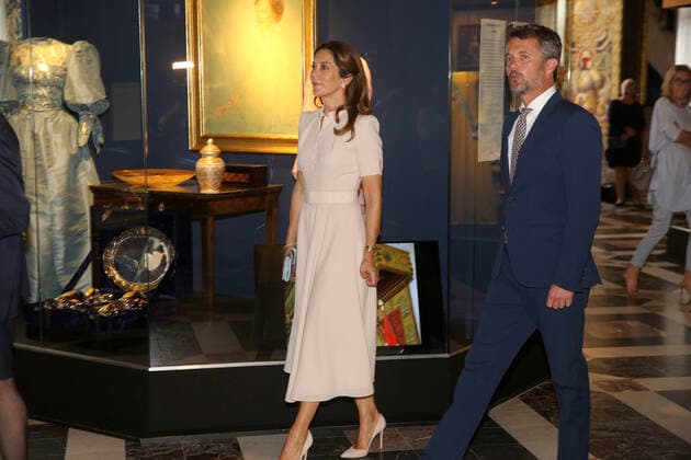 16-06-2020 Denmark Queen Margrethe and Princess Mary and Prince Frederik attending the opening of the exhibition The Queen s Faces The Knight’s Hall and the portrait revelation at the National History museum at Frederiksborg palace in Hillerod, Denmark. The exhibition presents a multifaceted portrait of HM Queen Margrethe and her time. It provides an introduction to the Queen’s upbringing, her various roles as ruler and head of state, and the Queen’s personal interests, particularly in the fields of art and science.  Copyright: xxPPE Hildebrandtx