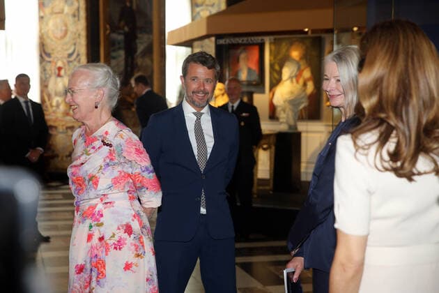 16-06-2020 Denmark Queen Margrethe and Princess Mary and Prince Frederik attending the opening of the exhibition The Queen s Faces The Knight’s Hall and the portrait revelation at the National History museum at Frederiksborg palace in Hillerod, Denmark. The exhibition presents a multifaceted portrait of HM Queen Margrethe and her time. It provides an introduction to the Queen’s upbringing, her various roles as ruler and head of state, and the Queen’s personal interests, particularly in the fields of art and science.  Copyright: xxPPE Hildebrandtx