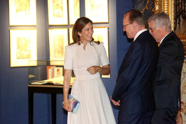 16-06-2020 Denmark Queen Margrethe and Princess Mary and Prince Frederik attending the opening of the exhibition The Queen s Faces The Knight’s Hall and the portrait revelation at the National History museum at Frederiksborg palace in Hillerod, Denmark. The exhibition presents a multifaceted portrait of HM Queen Margrethe and her time. It provides an introduction to the Queen’s upbringing, her various roles as ruler and head of state, and the Queen’s personal interests, particularly in the fields of art and science.  Copyright: xxPPE Hildebrandtx