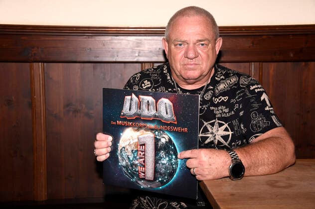 Udo Dirkschneider U D O at the press event for the album We Are One by U D O and the Music Corps of the German Armed Forces at Augustiner Keller Munich, 16 06 2020 Foto:xS.xAdamx xFuturexImage
