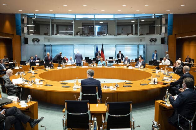 Discussion of Chancellor Angela Merkel, CDU, with the heads of state governments In the Federal Chancellery 17 06 2020 Berlin Germany Copyright: xThomasxKoehler photothek.dex