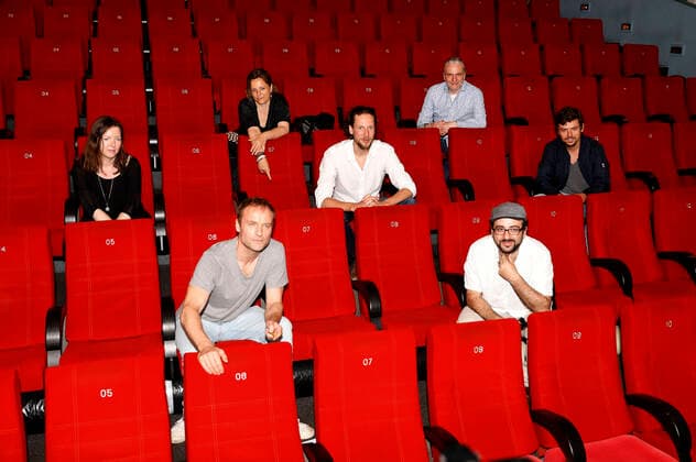 Bilder des Jahres 2020, Entertainment 06 Juni Entertainment Themen der Woche KW25 Dana Messerschmidt, Mark Waschke, Hannah D. Schwegel, Jakob D. Weydemann, Stephan Winkler, Carlos A. Morelli und Friede Clausz bei der Premiere des Kinofilms Der Geburtstag im Luchs Kino am Zoo. Halle Saale, 18.06.2020 *** Dana Messerschmidt, Mark Waschke, Hannah D Schwegel, Jakob D Weydemann, Stephan Winkler, Carlos A Morelli and Friede Clausz at the premiere of the feature film Der Geburtstag im Luchs Kino am Zoo Halle Saale, 18 06 2020 Foto:xR.xStoffelsx xFuturexImage