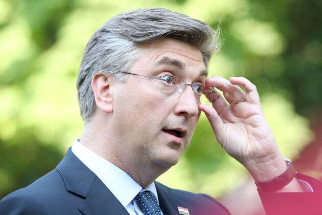 Croatian PM refuses to self-isolate after encounter with Djokovic 23.06.2020., Zapresic, Croatia - Croatian Prime minister Andrej Plenkovic took part in the presentation of candidates from the HDZ party before parliamentary elections in Croatia. IgorxKralj PIXSELL