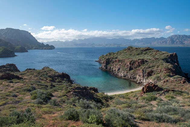 Del Carmen Island in Loreto Bay, Baja California Sur, Mexico. Loreto, B.C.S., Mexico CR_DLAF200605-403063-01