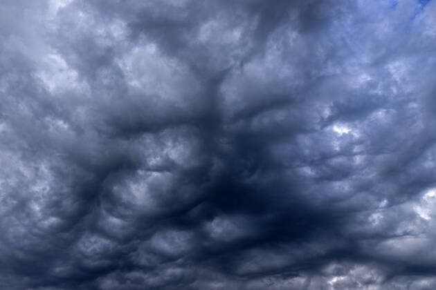 In the next few days there may be rain again and again, dark clouds in the sky above Siegen Symbolic picture on the subject of weather, storms, summer in Siegerland on 27 06 2020 in Siegen Germany