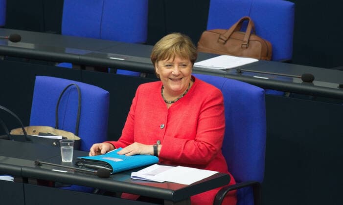 Berlin GER, Berlin, 01 07 20, Question Time, dt Bundestag Federal Chancellor Dr Angela Merkel, Questioning of the Federal Government in the German Bundestag, 01 07 2020, Copyright: xUwexKoch xEibner-Pressefotox EP_ukh